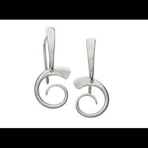 Ed Levin Jewelry - Ed Levin Sterling Silver “Nautilus” Earrings
